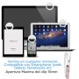Aro de luz LED selfie, 28 LEDs, 3 niveles de brillo