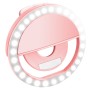 Aro de luz LED selfie, 28 LEDs, 3 niveles de brillo