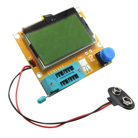 Tester LCR-T4 con pantalla LCD y pinout automático
