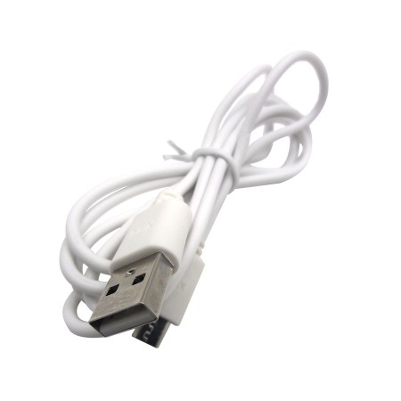 Cable micro USB 1 metro para datos y carga, blanco