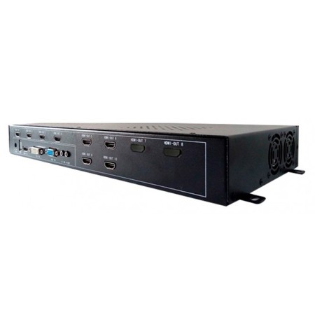 Video wall 2x4 y 4x2 AG-608: 8 salidas HDMI Full HD