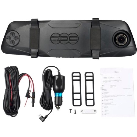 Cámara espejo retrovisor 1080p táctil 7" y trasera
