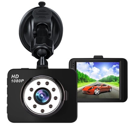 Dashcam 1080p lente 120° pantalla LCD 2.7"