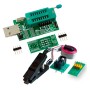 Combo programador CH341A con pinza SOIC8 200 mil