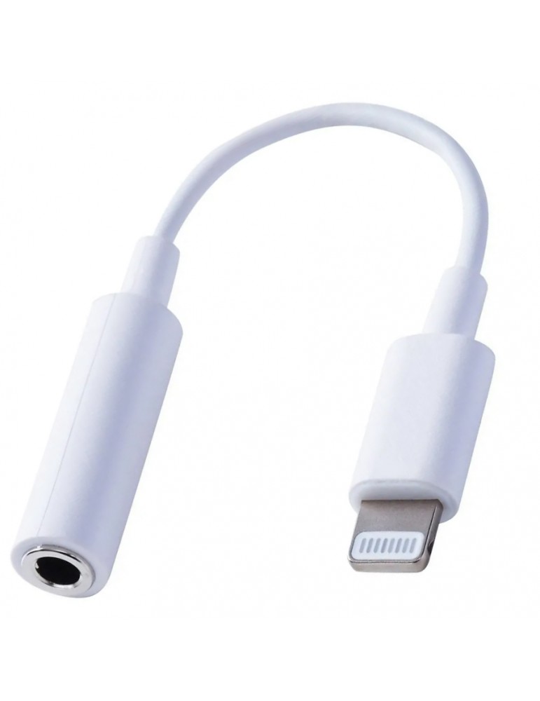 Conector Lightning a miniplug para audio iphone