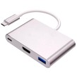 Adaptador USB-C a HDMI 4K + USB 3.0 + carga