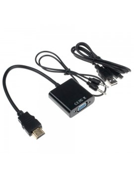 Conversor HDMI a VGA con audio y activo