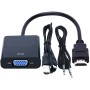 Conversor HDMI a VGA activo con salida de audio