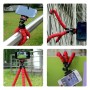 Trípode araña flexible con adaptador para celular