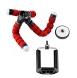 Trípode araña flexible con adaptador para celular