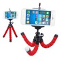 Trípode araña flexible con adaptador para celular