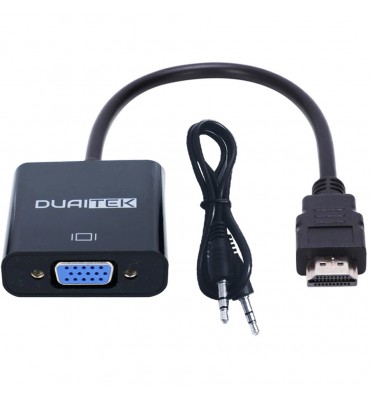 Vídeo HDMI a VGA con audio...