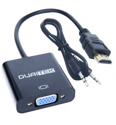 Vídeo HDMI a VGA con audio...