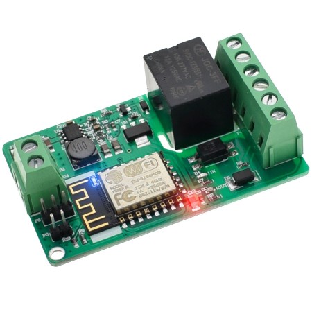 Módulo WiFi ESP8266 ESP-12E con relé de 220V 10A