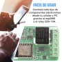 Módulo WiFi ESP8266 ESP-12E con relé de 220V 10A