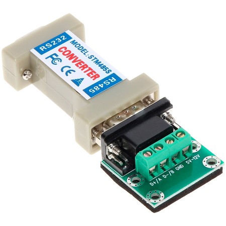Conversor RS232 a RS485 half duplex de 2 hilos