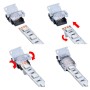 Conector sin soldadura de 10 mm para tira LED RGB