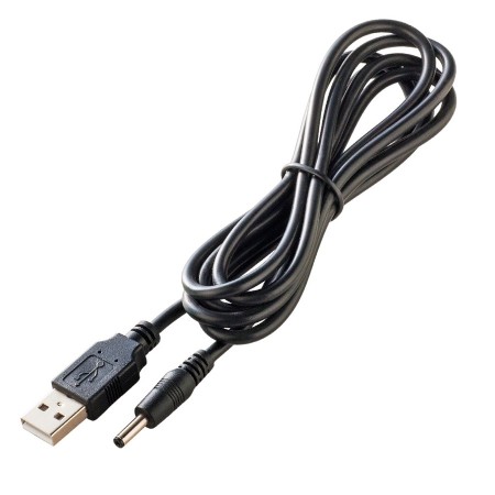 Cable de alimentación USB a plug macho 3.5x1.35mm 5V