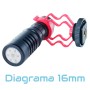 Micrófono para vlog LY-M1 diafragma grande 16 mm