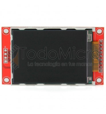 Display LCD TFT de 240x320 pixels con interface SPI