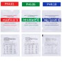 Combo buffer pH 4.01, 6.86 y 9.18 para pHmetro