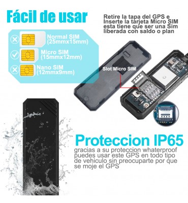 Localizador rastreador GPS Tracker LK710 para vehiculos