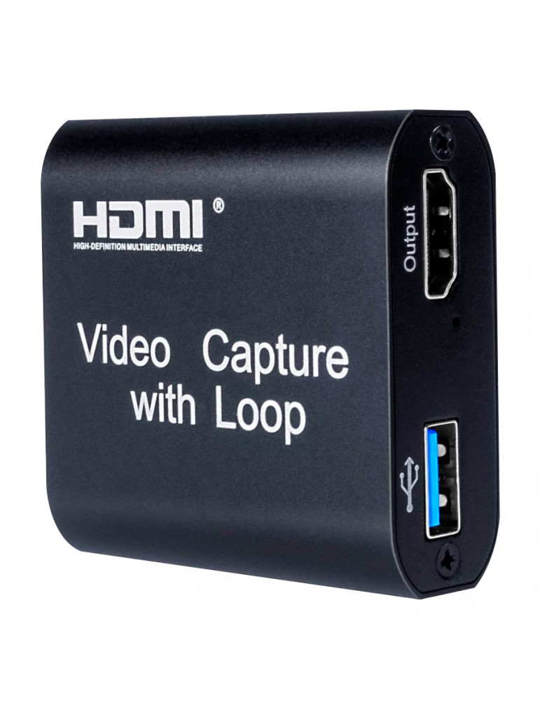 Capturadora Hdmi Por Usb 1080 30hz Con Loopback