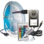 Combo: 5Mts de led RGB 20 LED por Metro Inerior + Fuente + Controlador 24 Botones