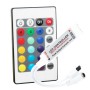 Combo: 5Mts de led RGB 20 LED por Metro Inerior + Fuente + Controlador 24 Botones