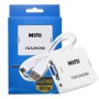 Adaptador VGA a HDMI con audio y salida 1080p