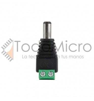 Adaptador tipo plug Macho 2.1x5.5 a bornera