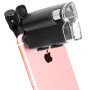 Microscopio con clip 60x a 100x para celular