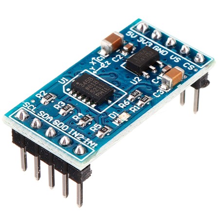 ADXL345 acelerómetro 3 ejes, salida SPI/I2C