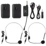 Sistema doble inalámbrico UHF con 2 headsets
