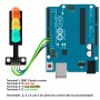 Módulo semáforo LED para Arduino, 3 colores