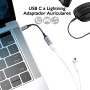 Adaptador USB-C a Lightning UGREEN, Certif. MFi