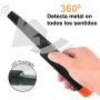 Detector de metales sumergible IP66, con manual