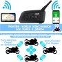 Intercomunicador Bluetooth V4-Pro, alcance 1200 m