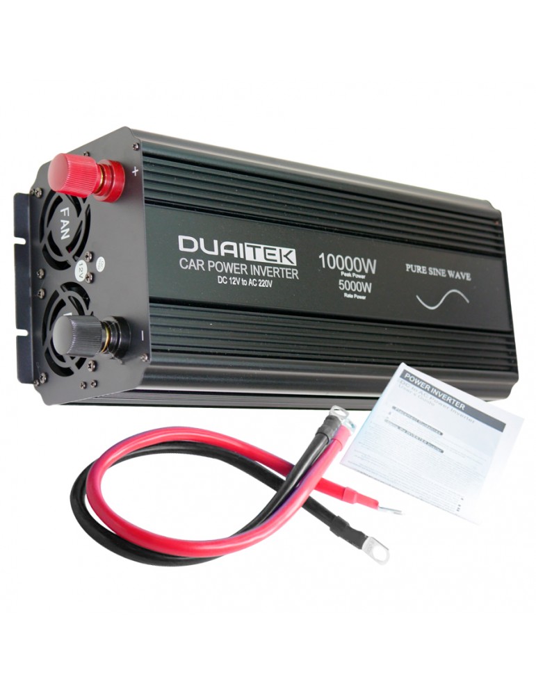 Inversor DC 12V a AC 220V 5000W onda senoidal Pura