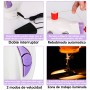 Mini máquina de coser portátil, 2 velocidades