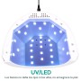 Cabina UV LED 48W/24W con sensor de movimiento