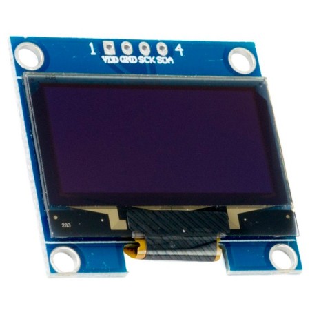 Display OLED SH1106 I2C blanco, 1.3 pulgadas