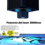 Grabadora láser Wainlux 3000mW USB y Bluetooth