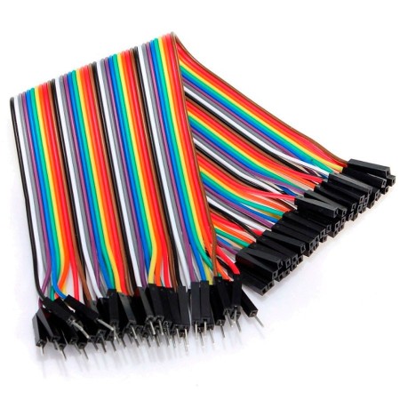 Cables dupont macho-hembra 20 cm x 40 para Arduino