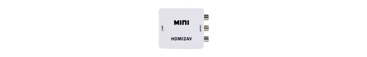 Conversores de video hdmi rca vga sdi y mucho mas